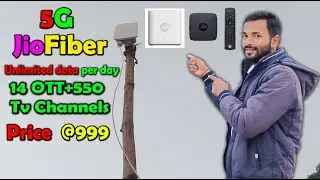 Jio Faiber Lag Gaya Hamare Shop Pe | Price @999 | Unlimited data per day | 14 OTT+550 Tv Channels