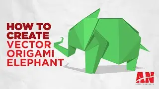 How to create vector origami elephant in Adobe illustrator