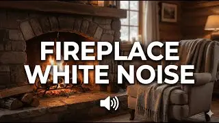 Cozy Fireplace Crackling White Noise for Deep Sleep & Focus | 10 Hours | Black Screen | Ş&ouml;mine Sesi