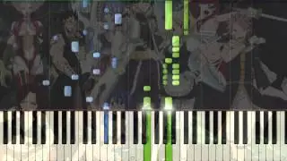 [Fairy Tail] OP 12 Tenohira Piano Synthesia Tutorial