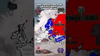 Most popular video game in each country 🎮 🕹️ (Europe edition)