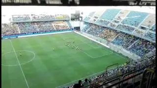 David S&aacute;nchez marca de penalti ante el Atl&eacute;tico de Madrid