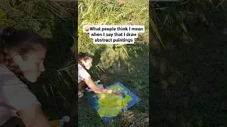 😉Abstract art EXPECTATIONS VS REALITY🤪😅 #artprocess #artist #artwork #art  #artoftheday #artistlife