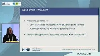 Claire Planner: General practice support for autistic adults: findings from a realist review