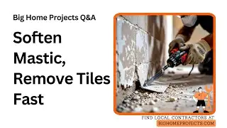 Mastic Softener Heat Technique For Whole Tile Removal