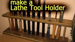 Lathe Tool Holder - Pallet Wood - Woodworking
