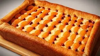 Creamy Vanilla Mandarin Pie | Juicy, Yummy, Melting