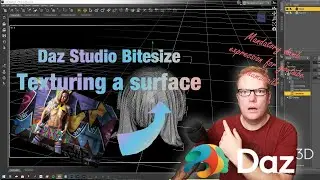 [Daz Studio] Bitezise: Texturing a surface
