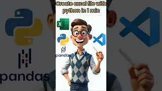 Creating Excel file using pandas in python #python #pandas #exceltips#excelprogramming#spreadsheets