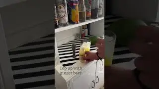 Mango Rum Collins cocktail recipe. Tropical and sweet rum-based cocktail,alcoholic and strong.