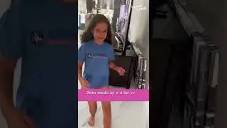 Excited twins start crying after elder sister flies in || Heartsome 💖