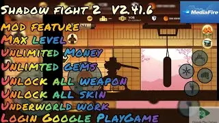 MOD SHADOW FIGHT 2 V2.41.6 || UNLIMITED MONEY MAX LEVEL LOGIN GP - NO PASSWORD