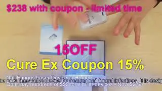 cure ex nail laser treatment 15off coupon promo special