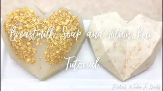 Breastmilk Soap and Lotion Bar Tutorial! SUPER easy!