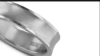 6 MM Brushed Finish Curved Men's Titanium Ring Wedding Band - SuperJeweler.com