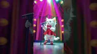 Cat performing in a club!#cat ,#catshorts ,#catperformance