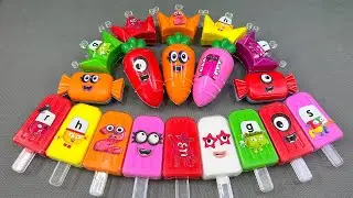 💖 Numberblocks Cosmic Slime Playtime! Colourblocks & Friends 🌈 ASMR