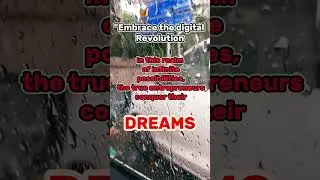 "Embrace the digital revolution. #Entrepreneurs #emotional #ecommerce #rain