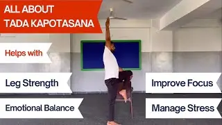 TADA KAPOTASANA | Leg Strength | Focus | Stress Management | Emotional Balance | @yogawithdp