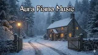 🎹 Cold Winter Snow Piano | Peaceful Relaxing Music for Sleep & Study