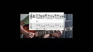 Descending Chromatic Wholetone Triads with Exit Note Lick (with tabs) - DP's Guitar Encyclopedia