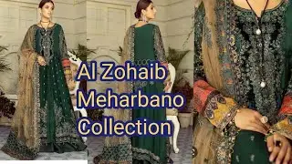 Alzohaib Brand Meharbano Collection Design 01 unpacking //luxury formals by Al zohaib brand