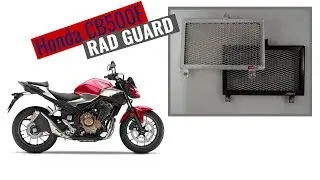 Honda CB500F 2016-2020 with a fitted Rad Guard