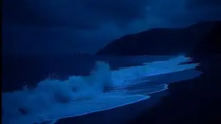 Fall Asleep On A Full Moon Night With Calming Wave Sounds - 9 Hours of Deep Sleeping on Mareta Beach