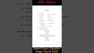 10th History and Political Science 2 | Board Exam | Question Paper | March 2024 | Maharashtra Board