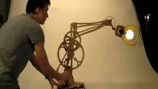 Wood mechanics lamp 