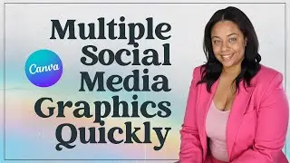 How To Create Multiple Social Media Graphics for Different Platforms At Once | Canva Hack & Tips ✨
