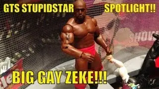 WWE ACTION INSIDER: Big Gay Zeke Ezekiel Jackson Basic series 13 Mattel wrestling figure toy