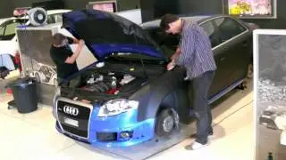 Car Wrapping Audi RS4 VM Motorsport