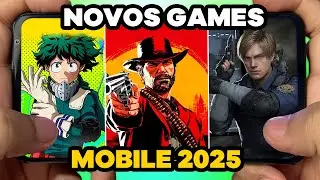 NOVO RED DEAD 2 MOBILE,  MY HERO ACADEMIA E NOVOS JOGOS PARA ANDROID 2025