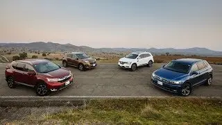 2018 Honda CR-V vs 2018 Volkswagen Tiguan vs 2018 Renault Koleos vs 2019 Kia Sportage