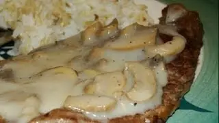 Steak with Mushroom Beer Sauce