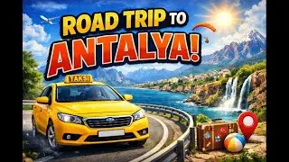 Road Trip to Antalya 🇹🇷 | Exploring Turkey by Taxi | Bali 1511