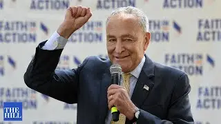 JUST IN: Schumer CELEBRATES bipartisan infrastructure vote