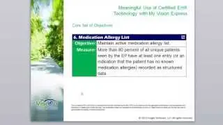 My Vision Express&reg; Webinar Series: Meaningful Use Made Easy