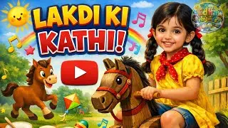Lakdi ki kathi | लकड़ी की काठी | Popular Hindi Children Songs | Hindi Nursery Rhymes  by Edharhymes