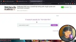 Reflected XSS into a JavaScript string with single quote and backslash escaped
