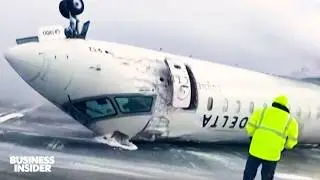 How A Delta Flight Crash Landed And Flipped Over In Toronto | Insider News