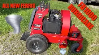 NEW FERRIS FB 1000 HURRICANE Stander Blower FIRST LOOK - Specs, Startup, Walk-around & More!