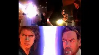 Xbox one s Star wars revenge of sith gameplay  both ends light side and darkside.