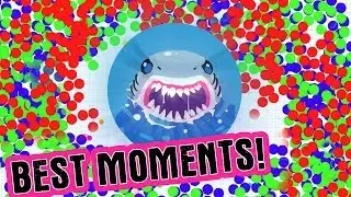 Agario Solo Vs Teams 67k highest score - Shark skin gameplay
