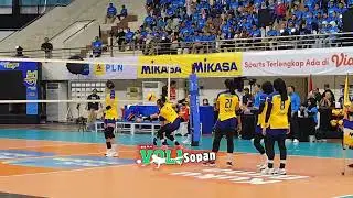 Warming Up Proliga - BJB Tanda Mata - Calista Maya dkk