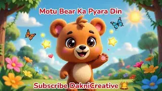 Motu Bear Ka Pyara Din 🧸 | Cute Kids Cartoon Story | DakniCreative @babybus 