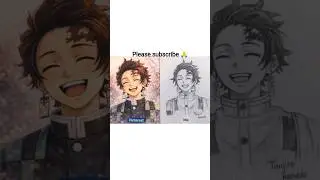Tanjiro sketch #viral #aestheticdrawing #youtubeshorts #anime #art #drawing #aestheticart #sketch