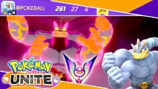 ONE SHOT GOD MACHAMP 🔥 POKEMON UNITE MASTER RANK SOLO GAMEPLAY 🔥
