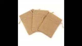 Cheap Wholesale 100pcslot Jute Drawstrings Burlap Bags with Drawstring Gift Bags for Wedding Party A